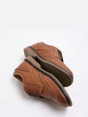 River Island Brown Boys Brogue Shoes - Image 5 of 5