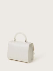 Monsoon Natural Shimmery Petal Pearl Handbag - Image 2 of 4