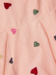 Monsoon Pink Baby Sweetheart Applique Dress - Image 3 of 3