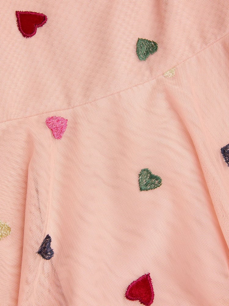 Monsoon Pink Baby Sweetheart Applique Dress - Image 3 of 3