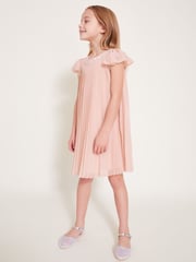 Monsoon Pink Nellie Pleated Bridesmaid Dress - Image 1 of 4