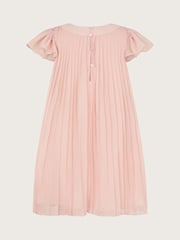 Monsoon Pink Nellie Pleated Bridesmaid Dress - Image 3 of 4