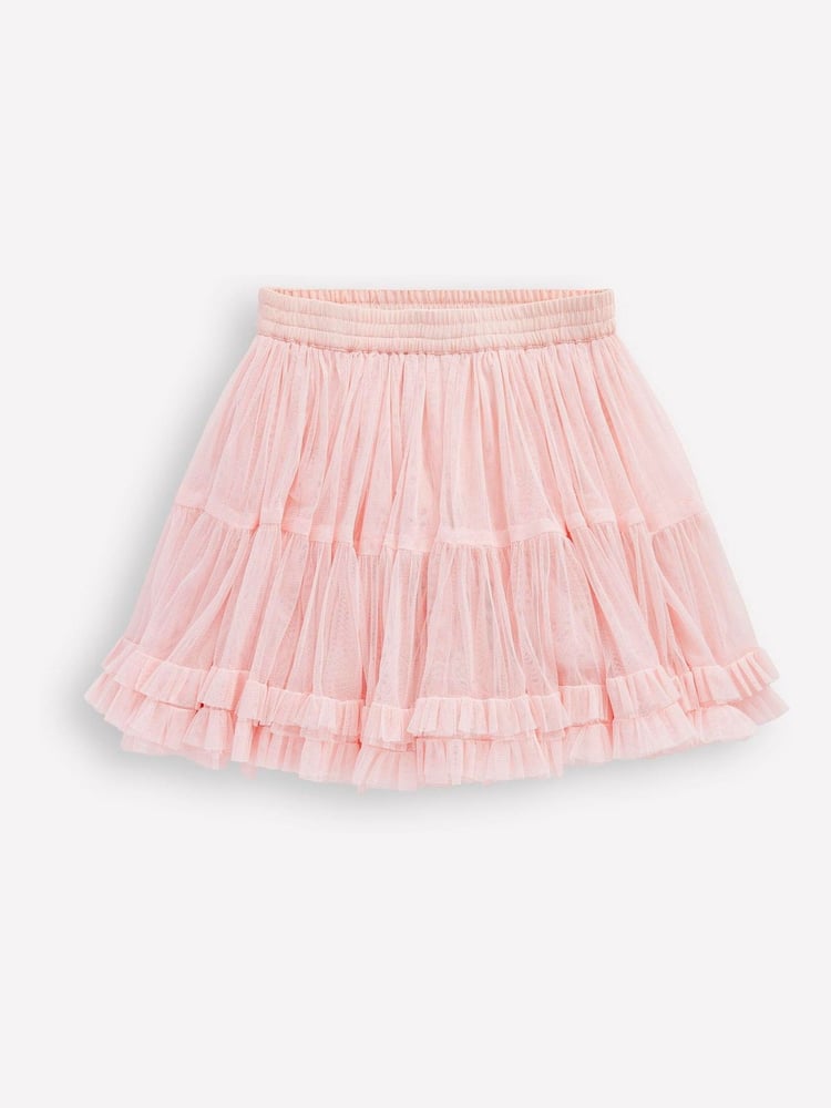 Boden Pink Tulle Ruffle Skirt - Image 1 of 3