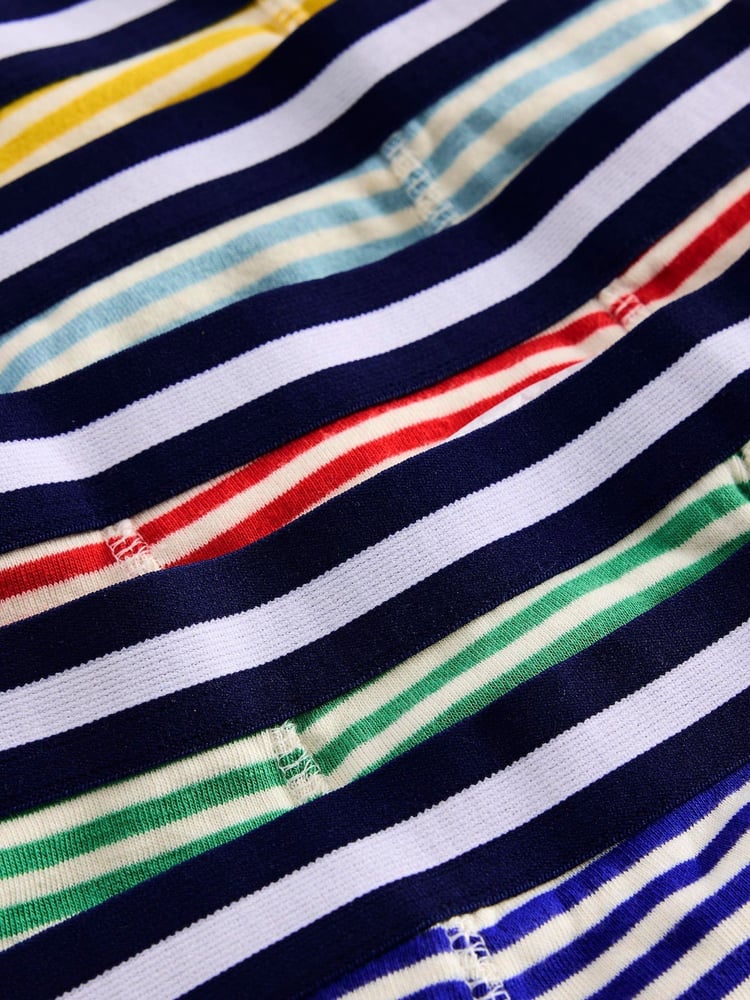 Boden Blue Stripe Boxers 5 Pack - Image 3 of 3