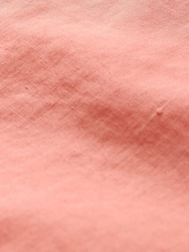 Gap Coral Pink Linen-Cotton Short Sleeve Shirt - Image 5 of 5