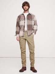 Banana Republic Beige Slim Rapid Movement Chino - Image 1 of 5