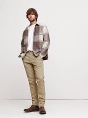 Banana Republic Beige Slim Rapid Movement Chino - Image 3 of 5