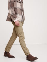 Banana Republic Beige Slim Rapid Movement Chino - Image 4 of 5