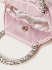 Monsoon Pink Bow Dazzle Cross Body Bag - Image 4 of 4