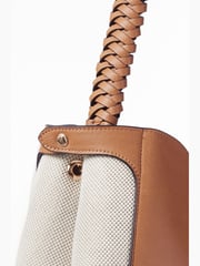 Braun - Luella Grey Adriana Woven Handle Hobo Bag - Bild 4 von 7
