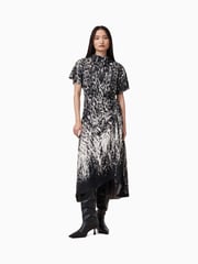 AllSaints Black Rosie Dress - Image 1 of 10