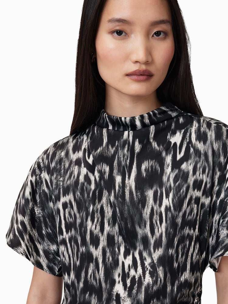 AllSaints Black Rosie Dress - Image 2 of 10
