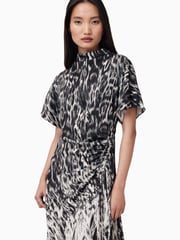 AllSaints Black Rosie Dress - Image 3 of 10