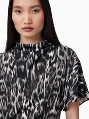 AllSaints Black Rosie Dress - Image 7 of 10