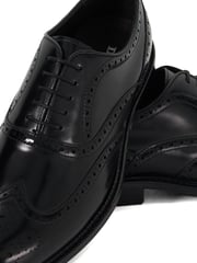 Dune London Black Wide Fit Solihull Oxford Shoes - Image 6 of 6