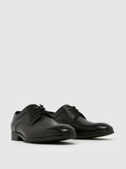 Schuh Rail Leather Derby Black Shoes - Image 2 of 4