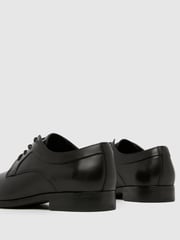 Schuh Rail Leather Derby Black Shoes - Image 4 of 4
