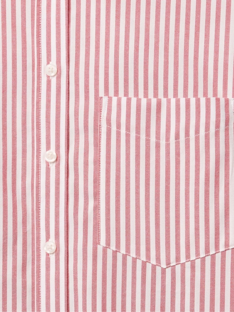 Gap Red Stripe Oversized Shirt - Image 5 of 5 Gap Red Stripe Oversized Shirt - Image 5 of 5