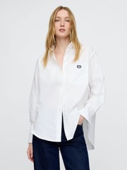 Gap White Oversized Shirt - Image 1 of 4