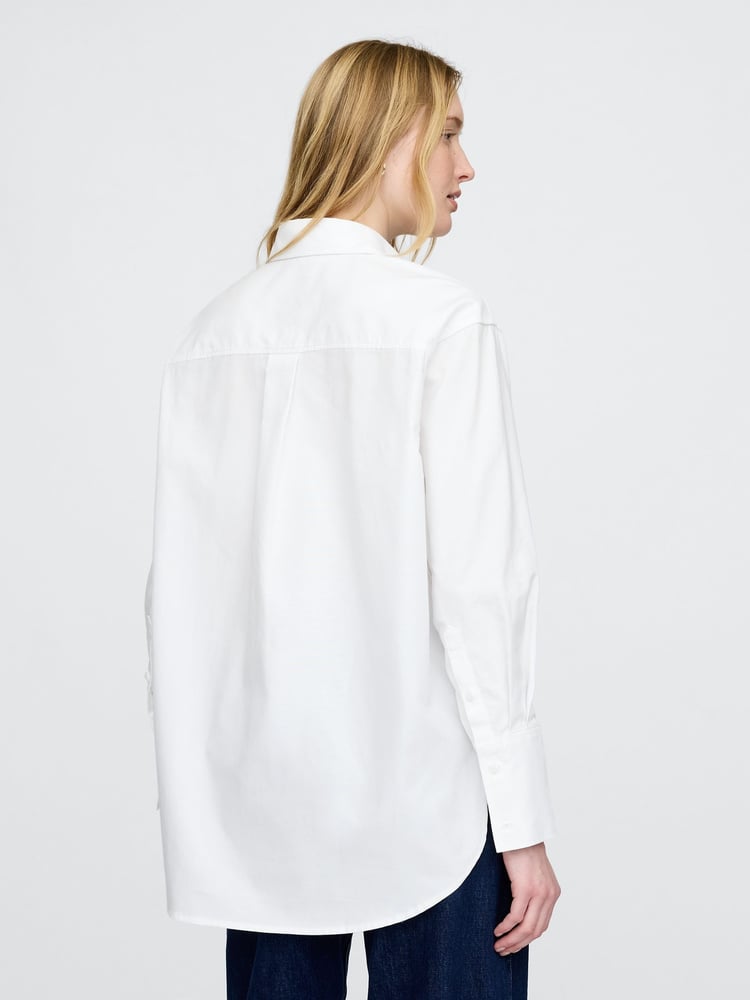 Gap White Oversized Shirt - Image 2 of 4