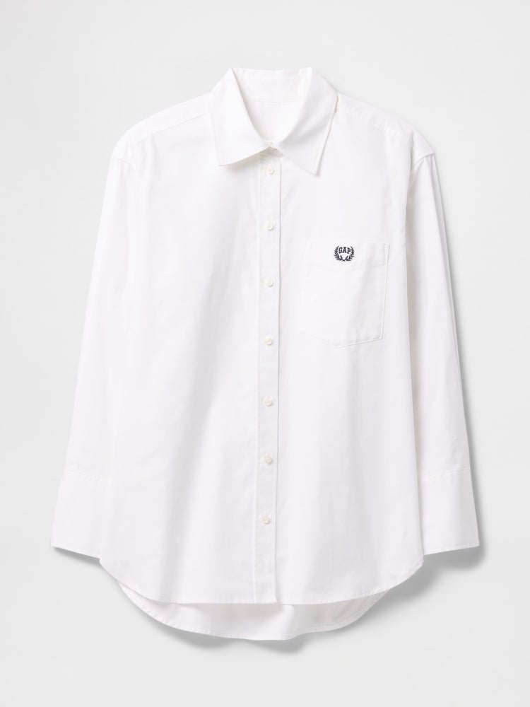 Gap White Oversized Shirt - Image 4 of 4 Gap White Oversized Shirt - Image 4 of 4