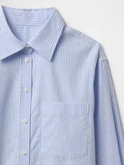 Gap Blue Stripe Oversized Shirt - Image 5 of 5