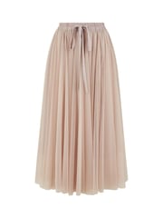 Yumi Pink Mesh Tulle Skirt - Image 4 of 4