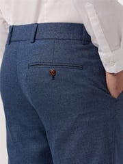 Antique Rogue Blue Blake Texture Trousers - Image 2 of 2