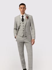 Antique Rogue Grey Check Jacket - Image 3 of 5