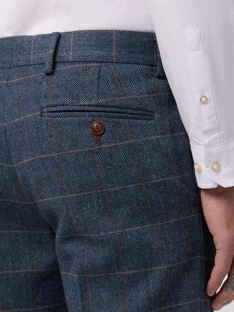 Antique Rogue Blue Lenox Trousers - Image 2 of 2