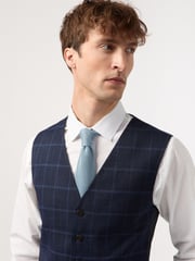 Antique Rogue Blue WP Check Waistcoat - Image 2 of 2