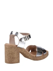 Hush Puppies Blue Georgia Cork Sandals - Image 3 of 4