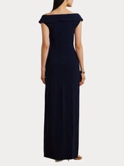 Lauren Ralph Lauren Navy Leondias Sleeveless Gown 100% Cotton Dress - Image 2 of 9