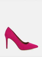 Novo Pink Wide Fit Impossible Point Court Shoes - Image 2 of 6