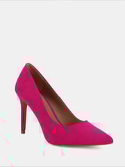 Novo Pink Wide Fit Impossible Point Court Shoes - Image 3 of 6