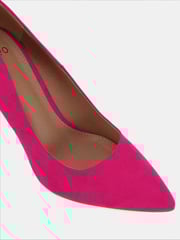 Novo Pink Wide Fit Impossible Point Court Shoes - Image 6 of 6