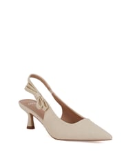Novo Natural Indi Bow Low Heel Point Slingback Courts - Image 3 of 7