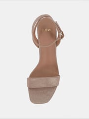 Novo Gold Martinez Block Heel Sandals - Image 5 of 6