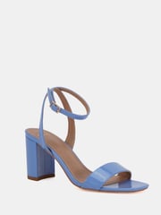 Novo Blue Wide Fit Martinez Block Heel Sandals - Image 4 of 5