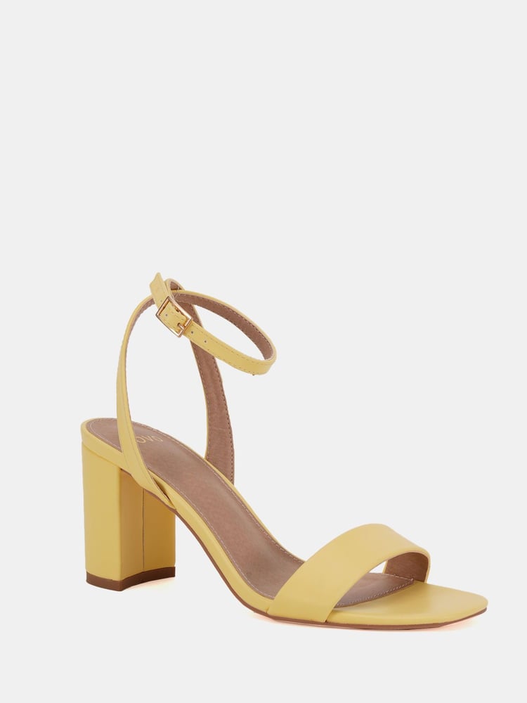 Novo Yellow Martinez Block Heel Sandals - Image 7 of 7 Novo Yellow Martinez Block Heel Sandals - Image 7 of 7