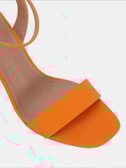 Novo Orange Martinez Block Heel Sandals - Image 4 of 6