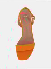 Novo Orange Martinez Block Heel Sandals - Image 5 of 6