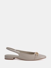 Novo Cream Colish Hardware Slingback Flats - Image 2 of 6