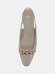Novo Cream Colish Hardware Slingback Flats - Image 6 of 6