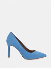 Novo Light Blue Wide Fit Impossible Point Court Shoes - Image 2 of 6