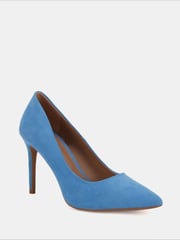 Novo Light Blue Wide Fit Impossible Point Court Shoes - Image 3 of 6