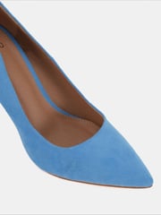 Novo Light Blue Wide Fit Impossible Point Court Shoes - Image 6 of 6