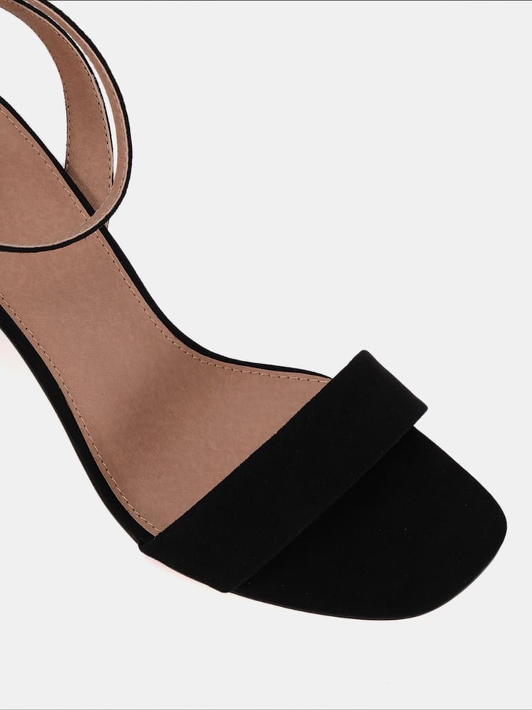 Novo Black Wide Fit Martinez Block Heel Sandals - Image 7 of 7 Novo Black Wide Fit Martinez Block Heel Sandals - Image 7 of 7