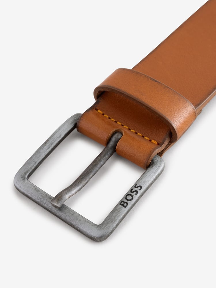 BOSS Brown Logo Belt - Image 2 of 3