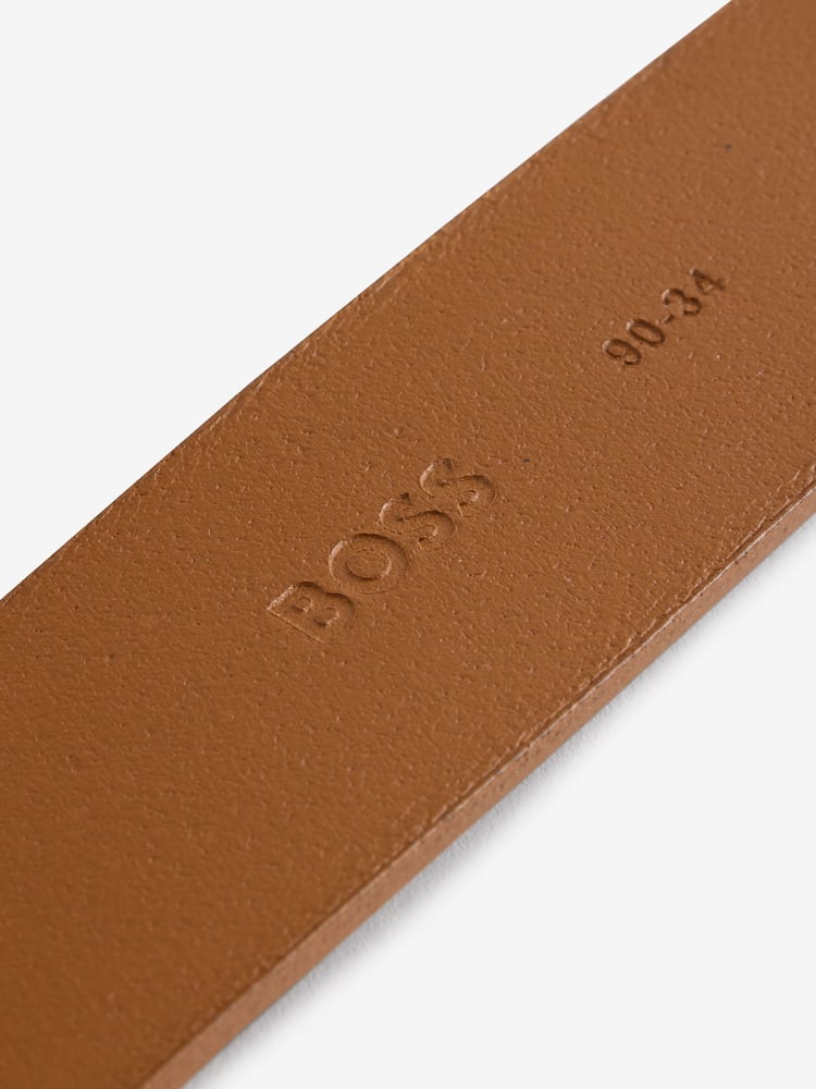 BOSS Brown Logo Belt - Image 3 of 3 BOSS Brown Logo Belt - Image 3 of 3